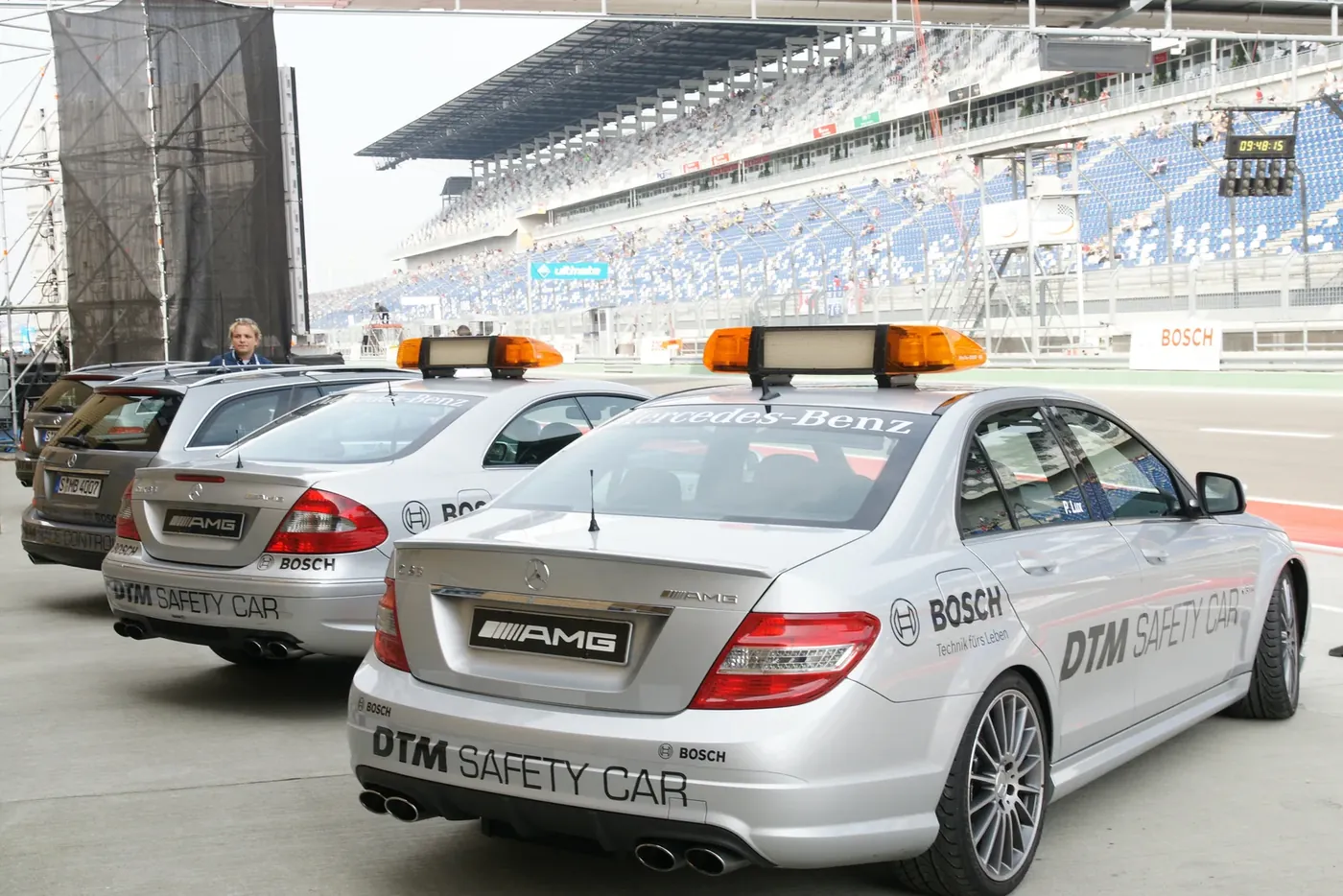 Race start in front of the Lausitzring main grandstand